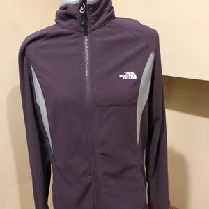 The North Face purple fleece